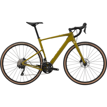 Cannondale Topstone Carbon 4 Gravelbike, olive green