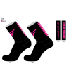bikefactory Socks Criterium h19, black/pink