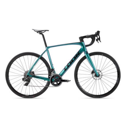 Look 765 Optimum 2 Rival eTap FC900 Rennrad, chameleon green blue mat LOOK - 1