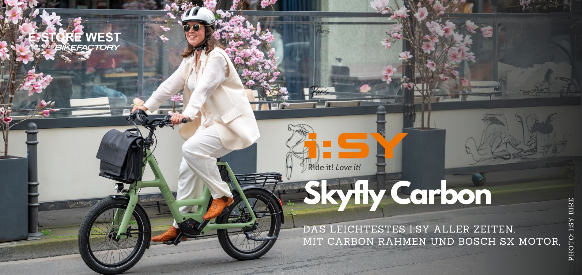 I:SY Skyfly Carbon auf  der Straße